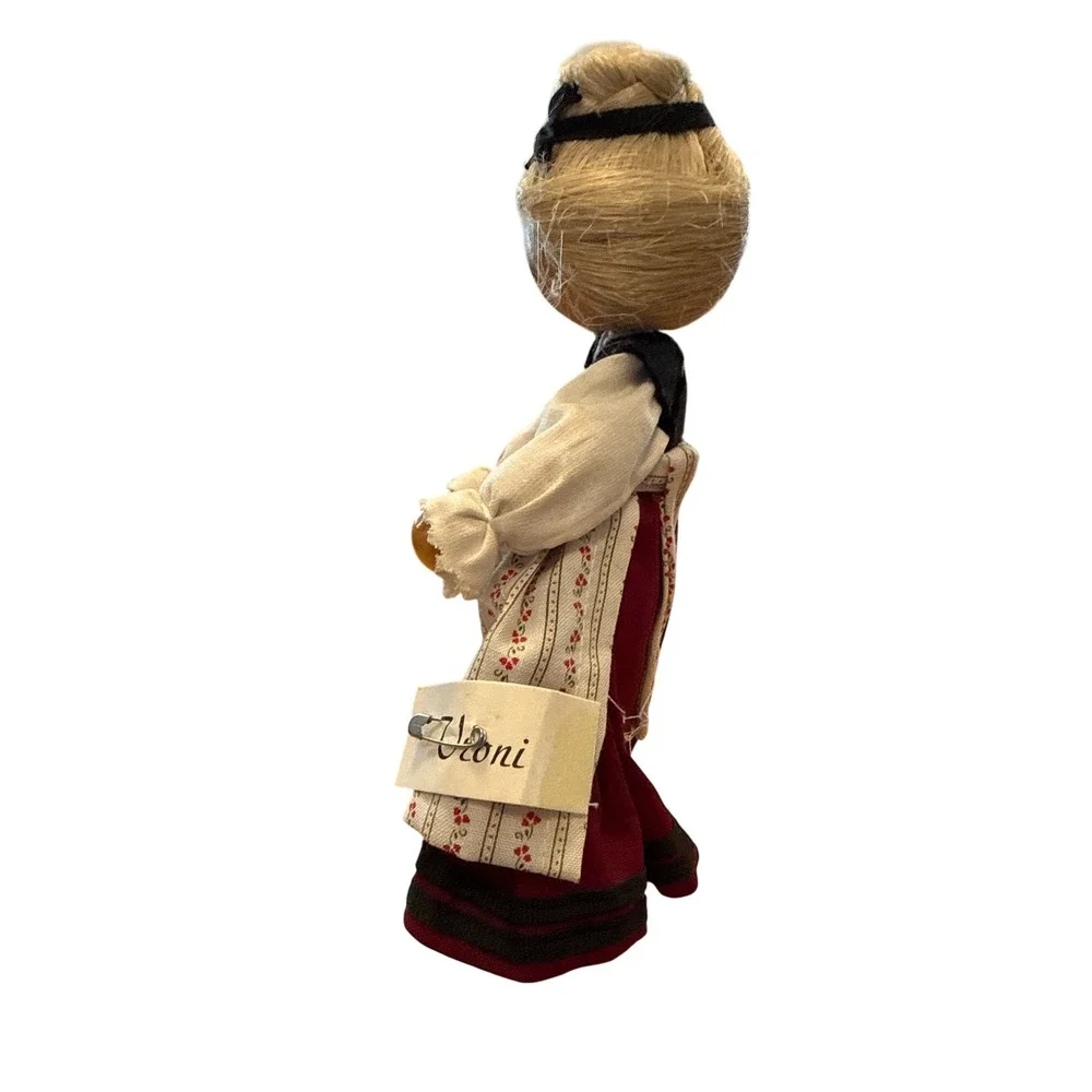 Vroni Wooden Folk Doll Vintage‎ Small Multicolor Traditional Costume